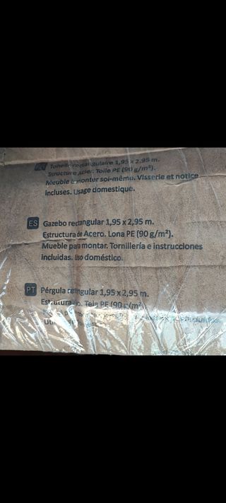 Pérgola SERO - Toldo jardín 295x244cm