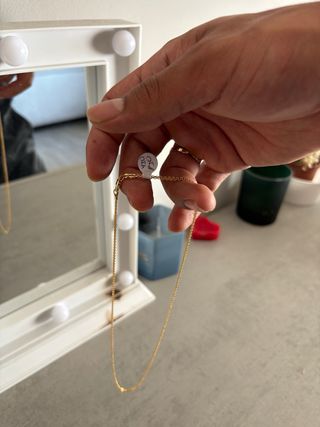 Cadena un bañado en oro 100% laminado garantizado 