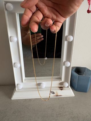 Cadena un bañado en oro 100% laminado garantizado 