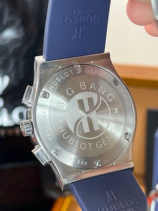 Hublot Chrono 45mm Azul - Automático