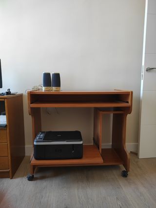 Mesa ordenador + impresora