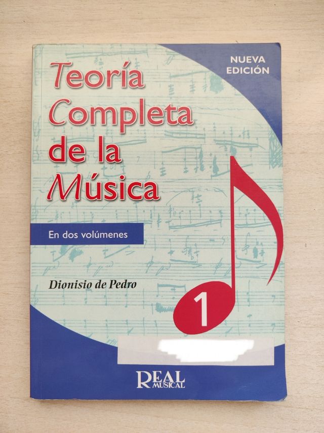 TEORIA COMPLETA DE LA MUSICA VOL.1 (Edicion rev...