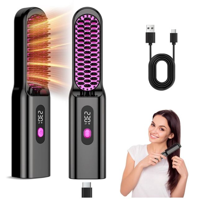 Cepillo alisador de pelo - Calor