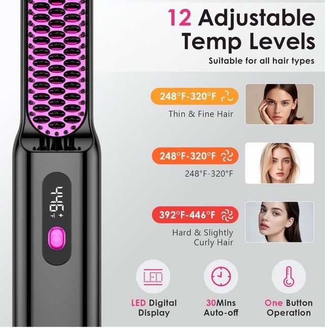 Spazzola per lisciare i capelli - Heat