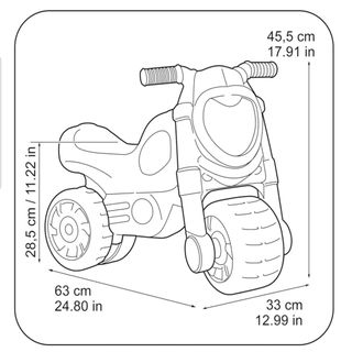 Feber correpasillos Moto Famosa. Motofeber rosa