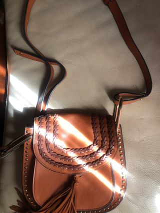Bolso bandolera marrón