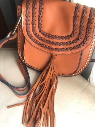 Bolso bandolera marrón