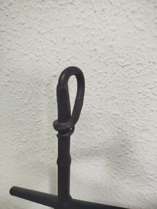 Lampara vintage hierro negra