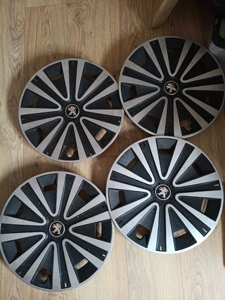 4 Tapacubos Peugeot R15
