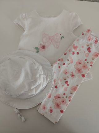 Conjunto bebé niña 1-2 meses 