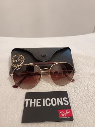 Rayban Occhiali da sole - Marroni/Oro Polarizzate