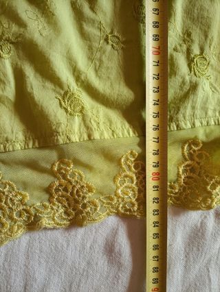 Falda Michel Bustos verde pistacho boho Chic T50