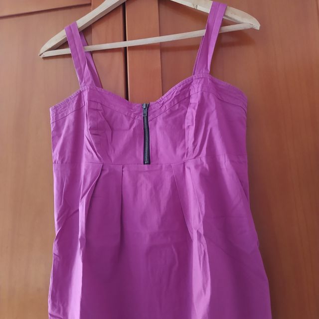 Vestido morado tirantes