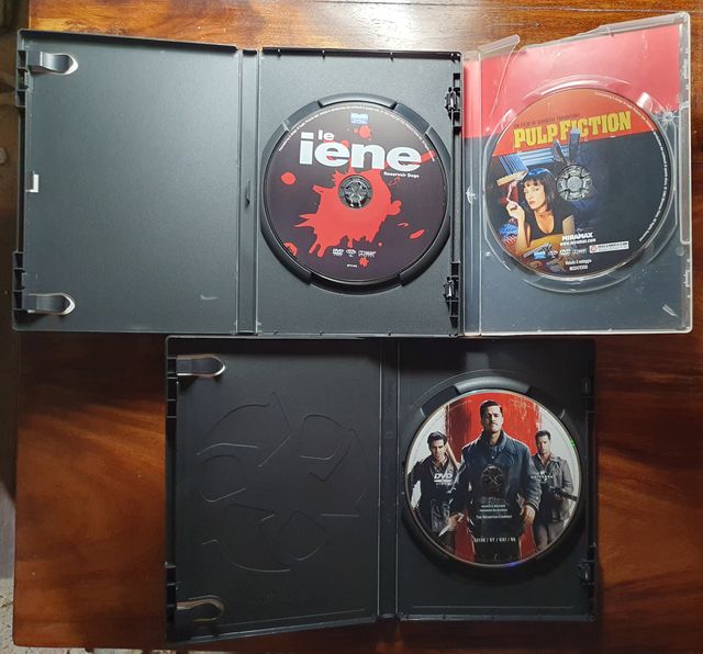 Lotto 3 DVD Q Tarantino Iene Pulp Fiction Bastardi