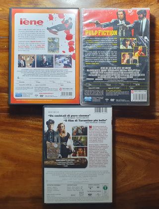 Lotto 3 DVD Q Tarantino Iene Pulp Fiction Bastardi