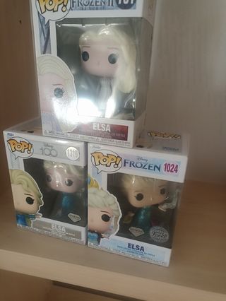 Funko Pop! Elsa Frozen x3