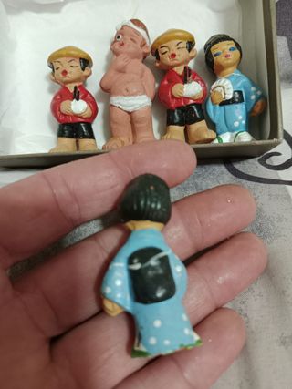 5 Muñecos Barro Japoneses