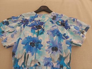 Vestido azul y blanco - verano
