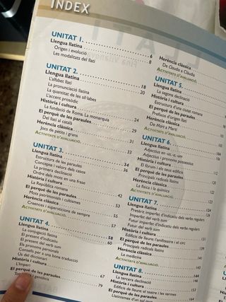 Llibre de Llatí 1r Batxillerat. 