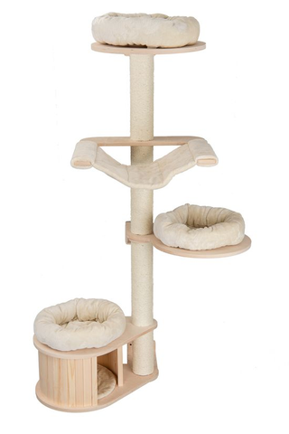 Rascador gato - Árbol gato madera