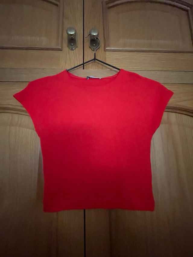 Top rojo - Talla M talla pequeño