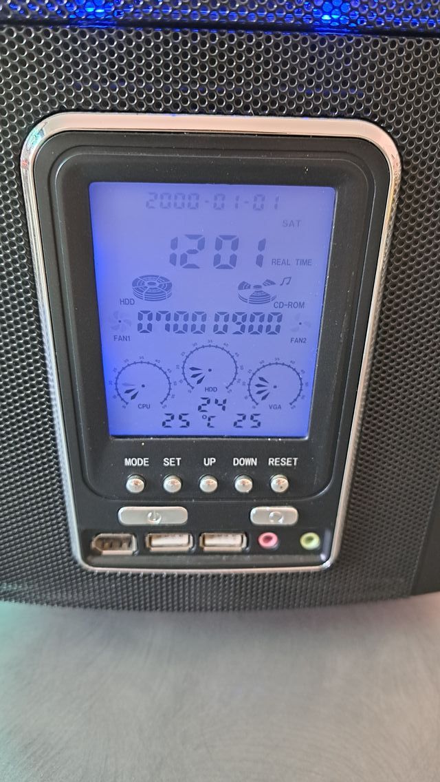 Case PC Atrix midi tower modding led