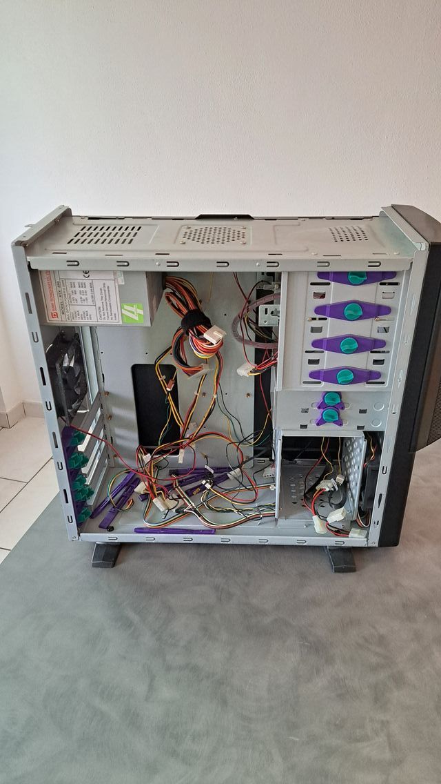 Case PC Atrix midi tower modding led