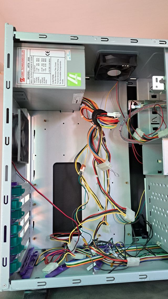 Case PC Atrix midi tower modding led