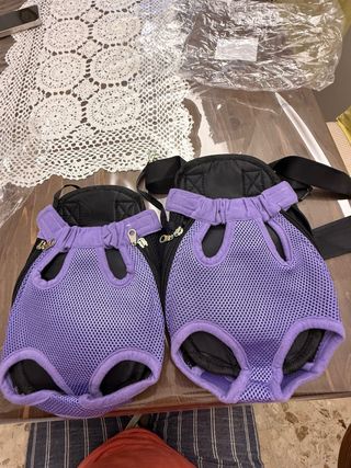 Zaino trasporto cani piccoli - viola