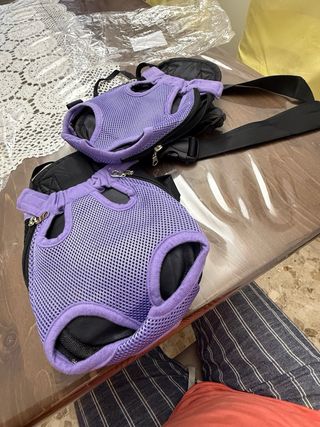 Zaino trasporto cani piccoli - viola