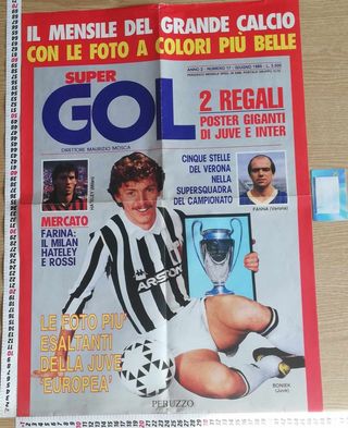 Mini poster Juventus - Fiorentina Serie A 1980/81