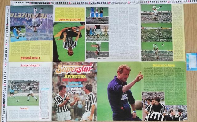 Mini poster Juventus - Fiorentina Serie A 1980/81