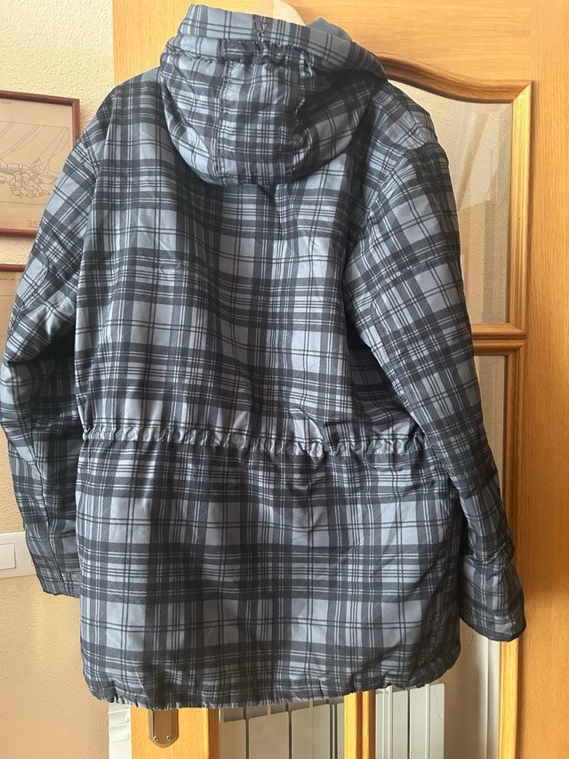 Chaqueta Matix Hombre M - Cuadros Gris/Negro