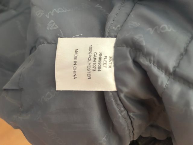 Chaqueta Matix Hombre M - Cuadros Gris/Negro