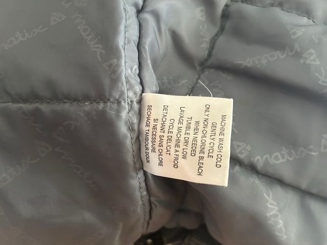 Chaqueta Matix Hombre M - Cuadros Gris/Negro