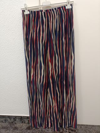 Pantalón estampado multicolor