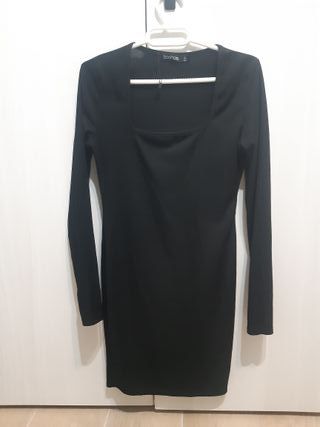 Vestido Boohoo Negro - Talla S