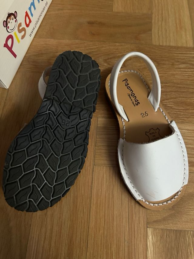 Menorquinas Pisamonas niña/o blancas 26