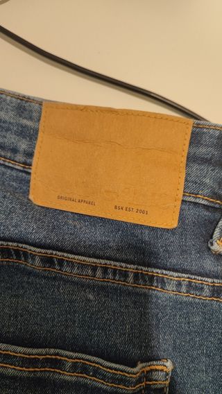 Jeans Bershka Skinny Fit - Azul