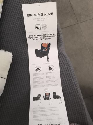 Silla coche bebé Cybex Gold 
Sirona S i-SIZE
