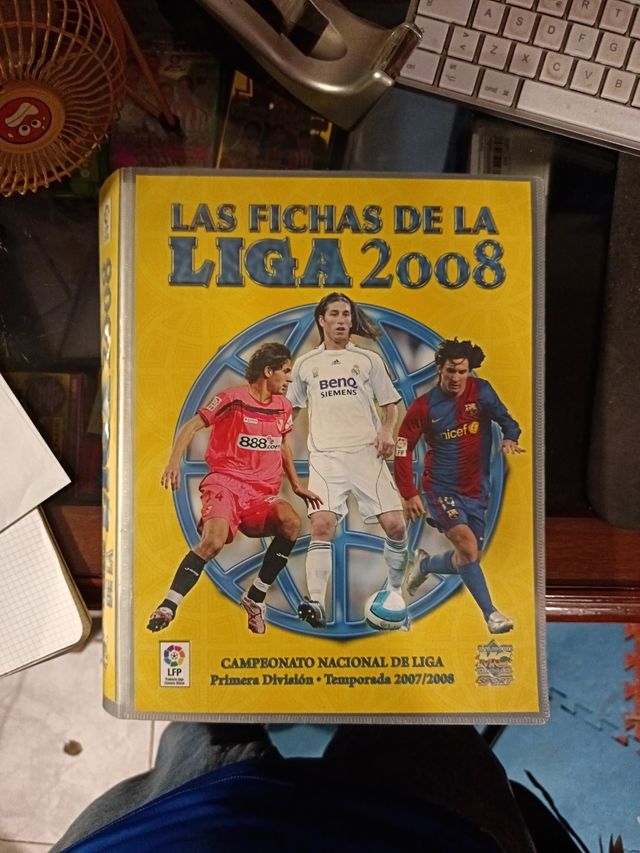 Liga 2008: Álbum cromos fútbol completo 