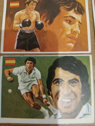  26 Cromos de Deportistas del año 1979.