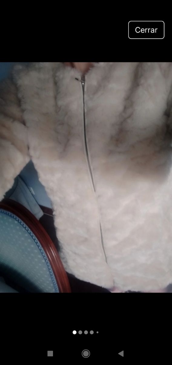 Chaqueta Stradivarius beige talla S