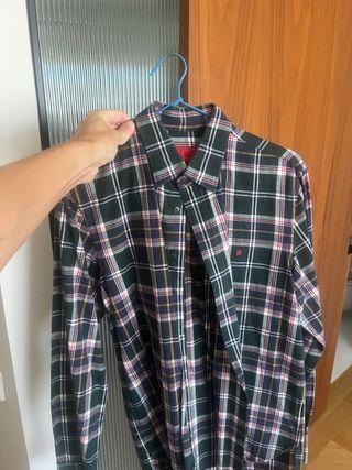 Camisa Carolina Herrera cuadros invierno
