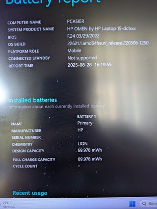 Computer portatile HP Omen i7-RTX2070-144Hz
