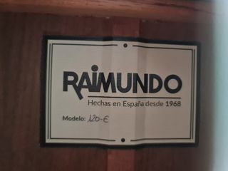 Guitarra clásica Raimundo 120E
Amplificada 