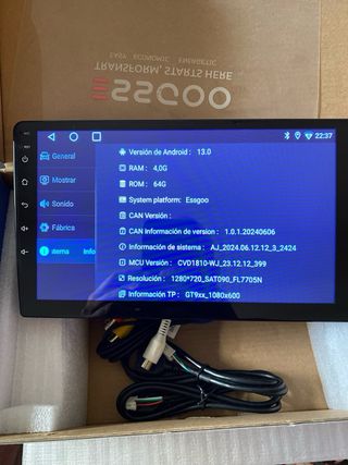 Pantalla Android SS GOO 9”