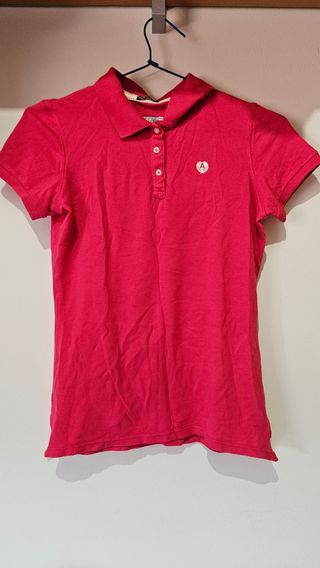 Polo roja mujer