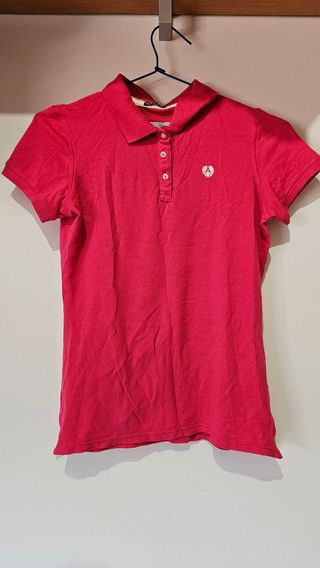 Polo roja mujer