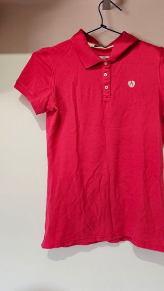Polo roja mujer